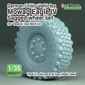 Spedito Oggi DEF MODEL 1 35 German Eagle IV Sagged wheel set (Vespid/Das Werk)