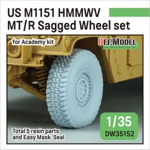Compra Adesso DEF MODEL 1 35 M1151 HMMWV MT/R Sagged wheel set
