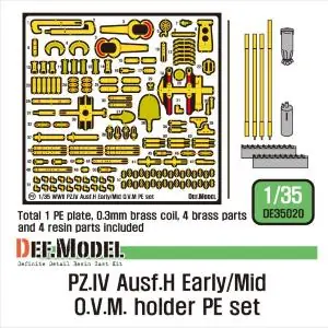 DEF MODEL 1 35 Pz.IV Ausf.H O.V.M holder PE set Direttamente Dal Produttore
