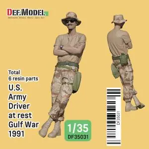 Offerta Lampo DEF MODEL 1 35 US Army Driver at rest Gulf War 1991