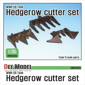 Nuovo Arrivo DEF MODEL 1 35 WWII US Tank hedgerow cutter set