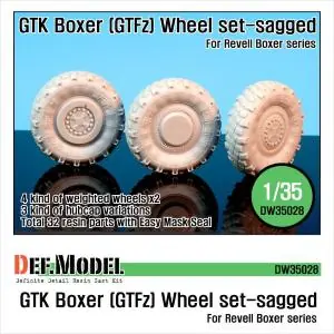 Prezzo Ridotto DEF.MODEL GTK Boxer (GTFz) set di ruote effetto peso (per Revell 1/35)