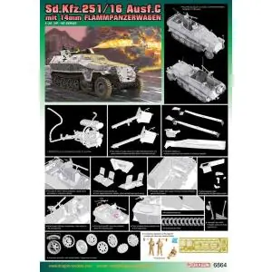 Vendita Finale DRAGON 1/35 SD.KFZ.251/16 C FLAMMPANZERWAGEN