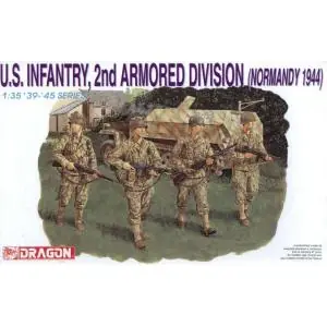 Prezzo Ridotto DRAGON 1/35 U.S. INFANTRY, 2nd ARM. DIV. (NORMANDY ‘44)