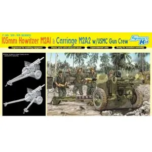 Compra Adesso DRAGON 1 35 105mm Howitzer M2A1 & Carriage M2A2 ~ Smart Kit