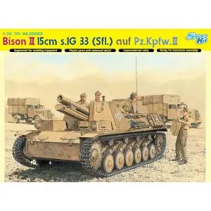 Vendita Finale DRAGON 1 35 Bison II 15cm s.IG.33 auf Panzer II Smart Kit