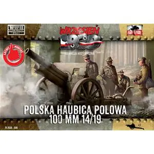 FIRST TO FIGHT 1/72 - Skoda 100mm 14/19 Polish Howitzer Compra Oggi Stesso