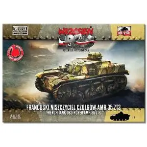 FIRST TO FIGHT 1/72; French tank destroyer AMR35 ZT3 Esclusivo