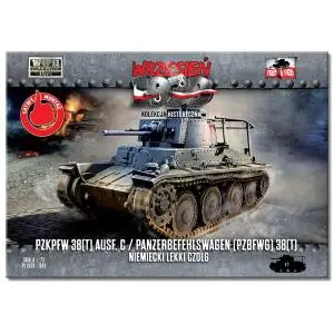 Consegna Rapida FIRST TO FIGHT 1/72; German light tank PzKpfw 38 Ausf.C/Panzerbefehlswagen (PzBfwg)