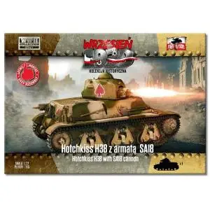 FIRST TO FIGHT 1/72; Hotchkiss H38 with SA18 cannon Offerta Limitata