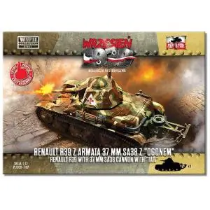 FIRST TO FIGHT 1/72; Renault R39 with SA38 cannon with tail Prezzo Scontato
