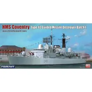 Foreart 1/350 HMS Coventry Type 42 Guided Missile Destroyer Consegna Rapida