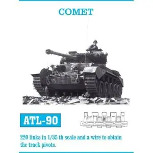 Friulmodel set di cingoli in metallo da assemblare maglia a maglia scala 1/35 per COMET Offerta Limitata