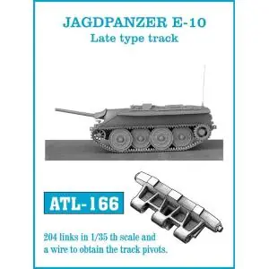 Prezzo Basso Friulmodel set di cingoli in metallo da assemblare maglia a maglia scala 1/35 per JAGDPANZER E-10 Late type track