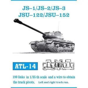 Friulmodel set di cingoli in metallo da assemblare maglia a maglia scala 1/35 per JS-1/JS-2/JS-3 JSU-122/JSU-152 Super Prezzo