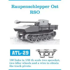 Acquista Ora Friulmodel set di cingoli in metallo da assemblare maglia a maglia scala 1/35 per Raupenschlepper Ost RSO