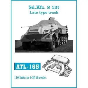 Friulmodel set di cingoli in metallo da assemblare maglia a maglia scala 1/35 per Sdkfz 8 12t Late type track Quantità Limitata