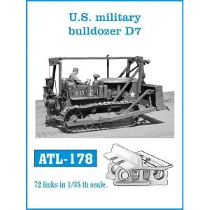 Friulmodel set di cingoli in metallo da assemblare maglia a maglia scala 1/35 per U.S. military Bulldozer D7 Saldi