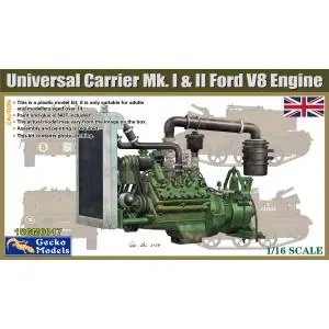 Direttamente Dal Produttore GECKO 1/16; Ford V8 Engine For Universal Carrier Mk. I & II