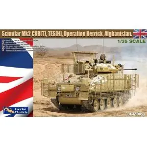 Vendita Finale GECKO 1/35; CVR(T) Scimitar Mk2, TES(H), Operation Herrick, Afghanistan