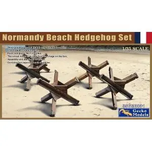 Subito Disponibile GECKO 1/35; Normandy Beach Hedgehog Set