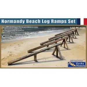 Promozione GECKO 1/35; Normandy Beach Log Ramps Set