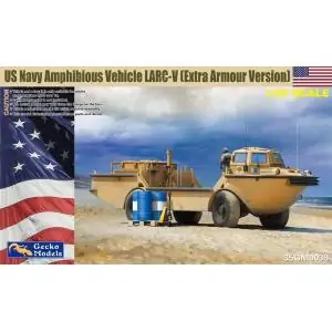 A Buon Prezzo GECKO 1/35; USN Amph. Vehicle LARC-V (Extra Armour Version)
