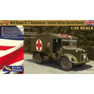 GECKO 1/35; Well known K2Y Ambulances (Limited Edition spec.) Soddisfatti O Rimborsati