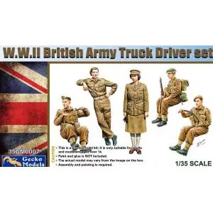 Acquista Ora GECKO 1/35; WWII British Army Truck Driver set