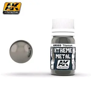AK INTERACTIVE XTREME METAL Titanium- 30 ml Saldi