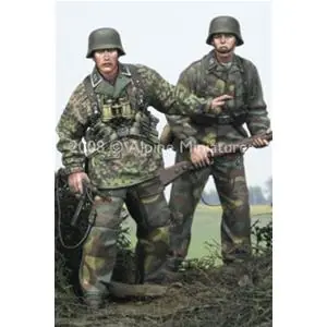 Alpine Miniatures 1/35; 12 SS "HJ" Granadier Set (2 figs) Ordina Subito