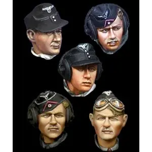 Alpine Miniatures 1/35; German Panzer Crew Head Set 2 Saldi