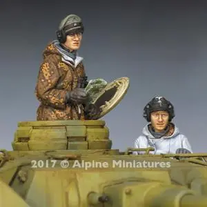 Sconto Alpine Miniatures 1/35; Panzer Crew Winter Set 2 figures