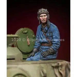 Alpine Miniatures 1/35; Russian Tank Commander 1 Non Perdere