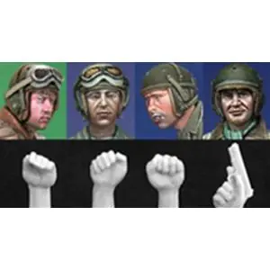 Alpine Miniatures 1/35; US Tanker Heads & Hands Compra Oggi Stesso