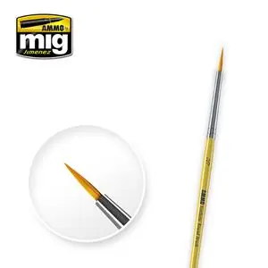AMMO OF MIG 2/0 SYNTETIC ROUND BRUSH Must-Have