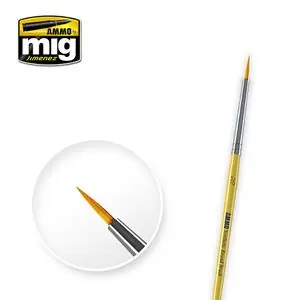 AMMO OF MIG 3/0 SYNTETIC ROUND BRUSH Vendita Finale