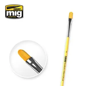 AMMO OF MIG 4 SYNTHETIC FILBERT BRUSH Offerta Lampo