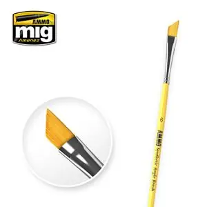 AMMO OF MIG 6 SYNTHETIC ANGLE BRUSH Spedito Oggi
