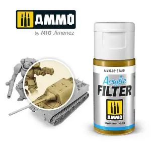AMMO of MIG ACRYLIC FILTER Sand - Acrylic Filter 15mL Scelto Dai Clienti