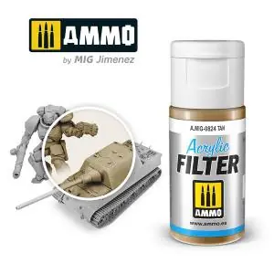 Acquista Ora AMMO of MIG ACRYLIC FILTER Tan - Acrylic Filter 15mL