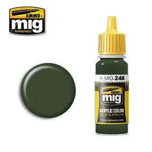 AMMO OF MIG acrylic paint 17ml; RLM 80 OLIVGRÜN Must-Have