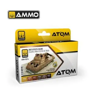AMMO of MIG ATOM Rust Effects Colors Set (6 Paints Per Set) Offerta