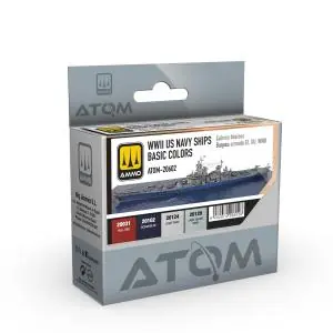 Acquista Ora AMMO of MIG ATOM WWII US Navy Ships Basic Colors Set (4 colors per set)