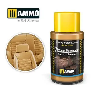 Offerta Limitata AMMO of MIG Cobra Motor Brown Leather - Acrylic Non-Toxic colour 30ml