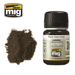 AMMO OF MIG FARM DARK EARTH pigment Quantità Limitata