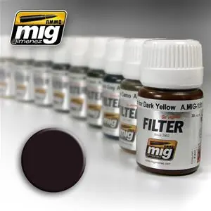 AMMO OF MIG Filter BROWN FOR DARK GREEN 35ml Offerta Speciale
