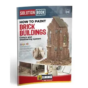 AMMO of MIG How to Paint Brick Buildings. Colors & Weathering System Solution Book (Multilingual) - book, soft cover, 70 pages Esclusivo