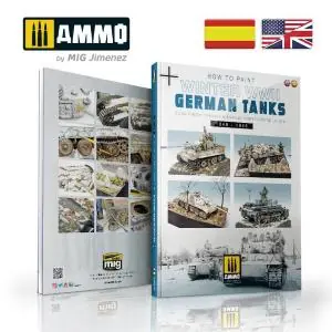 AMMO OF MIG How to Paint Winter WWII German Tanks Multilingüal (Eng, Spa) Softcovered book, 140 pages Soddisfatti O Rimborsati