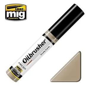 Vendita Finale AMMO OF MIG OILBRUSHER, DUSTY EARTH - Oil paint with fine brush applicator